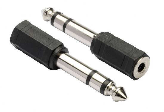 Adattatore audio stereo 6,3 mm maschio a 3,5 mm femmina E84441