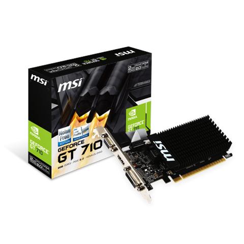 Scheda video Msi vga gt710 2gbddr3 pcie2.0 dvi d-sub hdmi 2560x