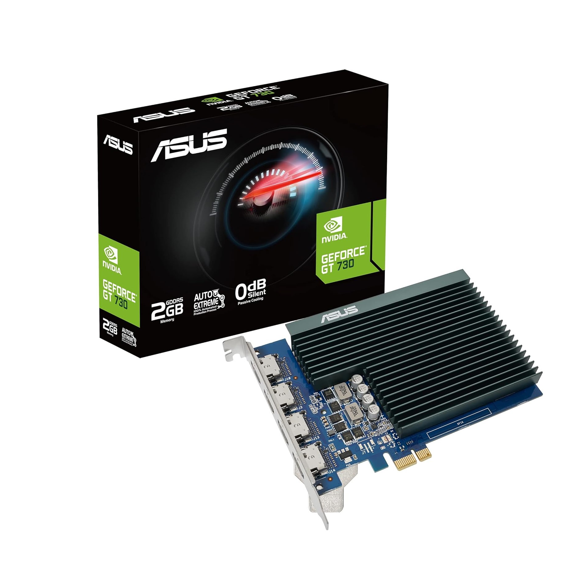 Scheda video Asus 4h-sl-2gd5 gt730 nvidia 2gddr5 64bit pcie2.0