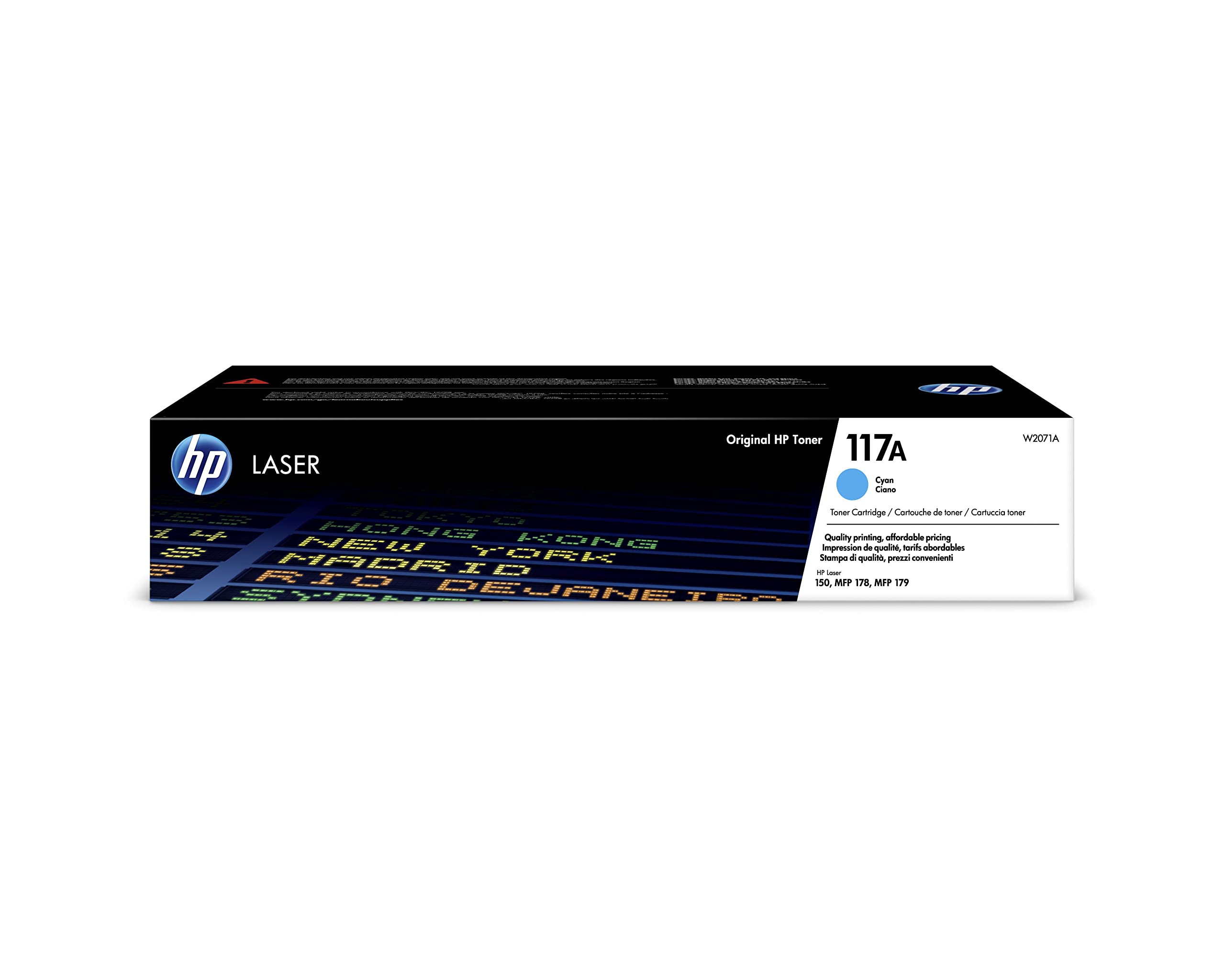 Toner originale Hp 117a W2071A 150/178/179 ciano 0.7k