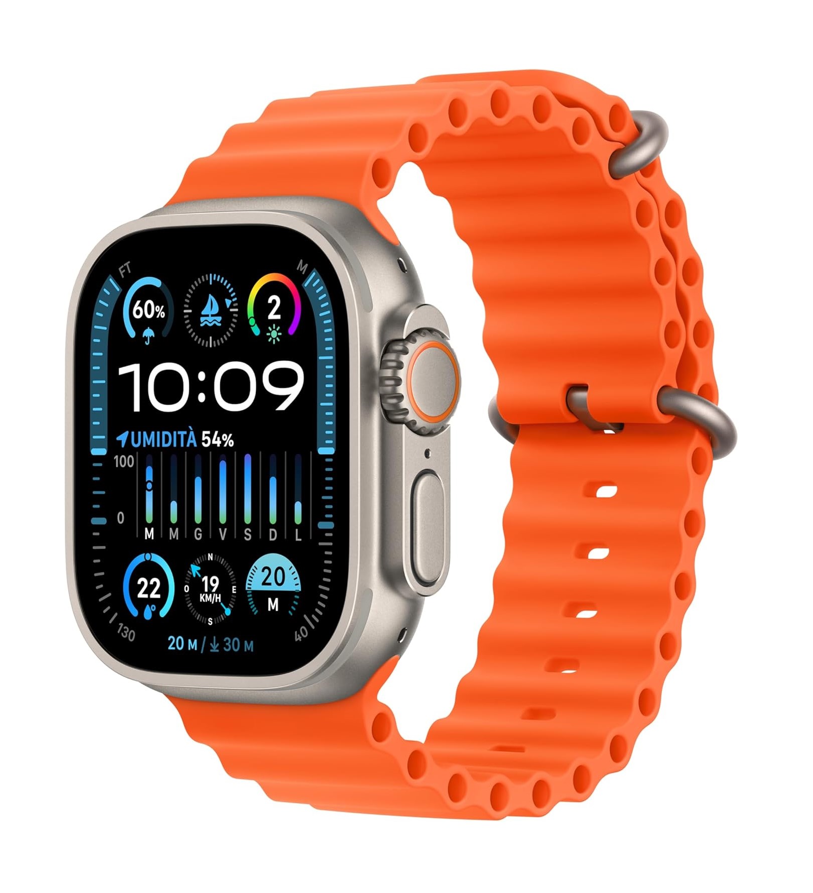 Apple smartwatch ultra2 GPS + Cellular cassa 49mm orange - MREH3TY/A