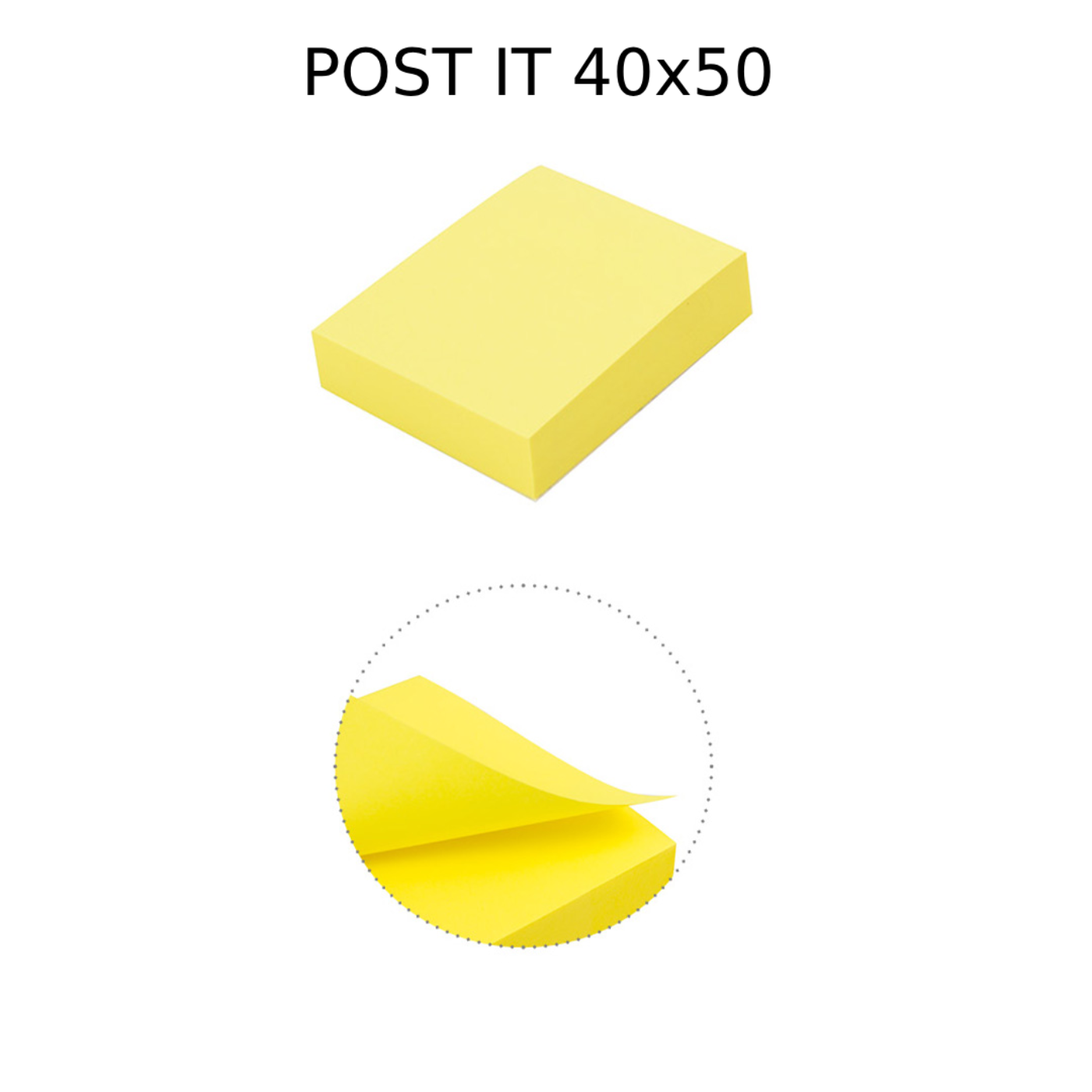 Post It notes adesivi giallo set 100 ff 40x50mm