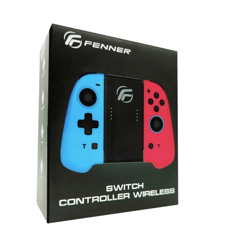 Controller Fenner switch tech joy-con wireless blu/rosso