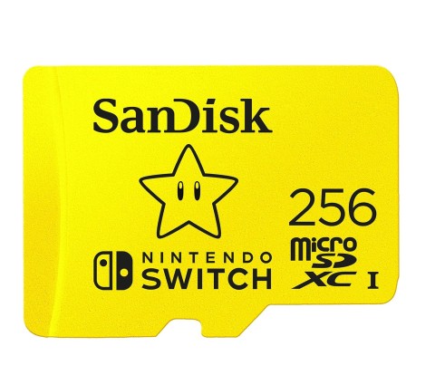 Sandisk 256 GB Microsdxc scheda per Nintendo Switch