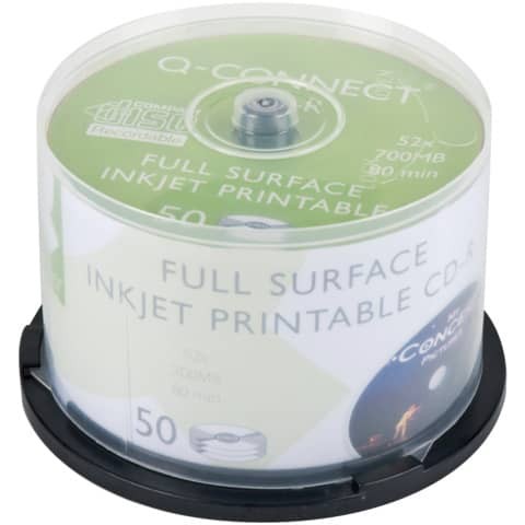 CD-R stampabili Q-Connect spindle 700 MB 80 min 52x conf. 50pz