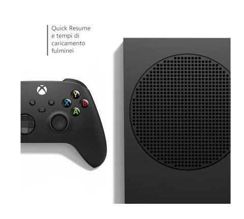 Microsoft Xbox Series S Black Carbon 1TB, nero