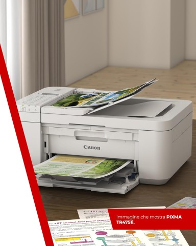 Multifunzione Canon inkjet pixma TR4751i  a4 4in1 Wi-Fi white