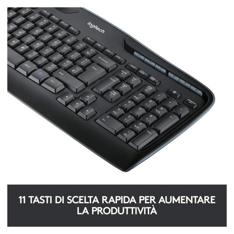 Kit Logitech Mk330 tastiera + mouse nero 920-003971