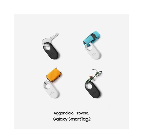 Smart Tag2 Samsung 2023 T5600 IP67 white localizzatore BT