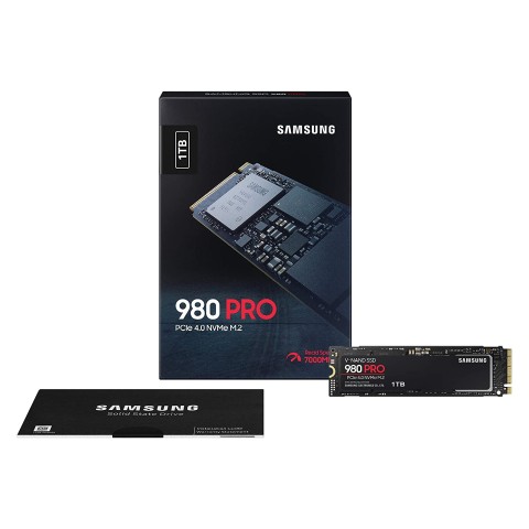 Samsung 980 PRO M.2 NVMe SSD 1 TB, PCIe 4.0 MZ-V8P1T0BW