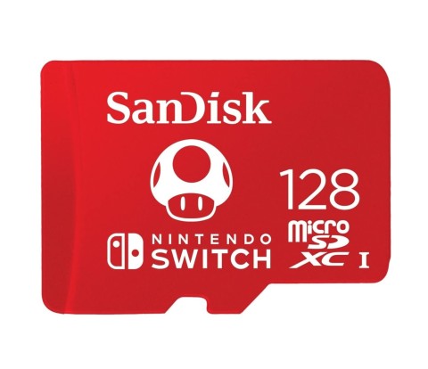 SanDisk 128 Gb microSDXC Scheda per Nintendo Switch