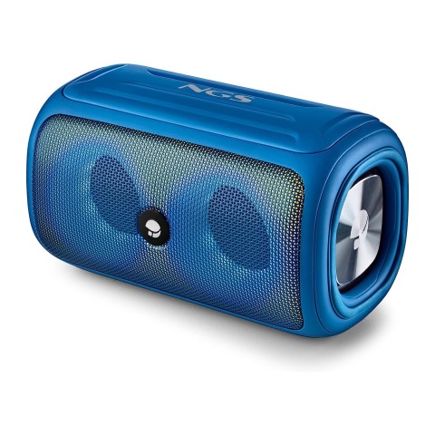 NGS ROLLER BEAST - Altoparlante Portatile da 32 W Bluetooth 5.0 e Tecnologia TWA - Blu