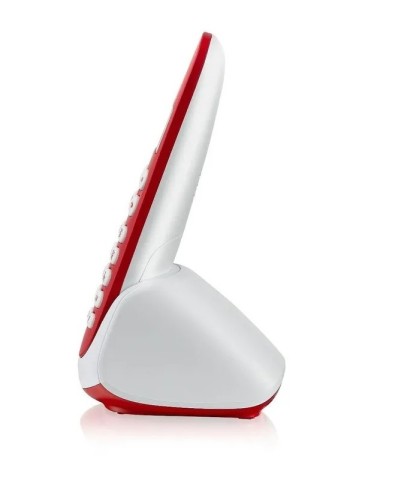 Telefono Cordless brondi adara rosso bianco