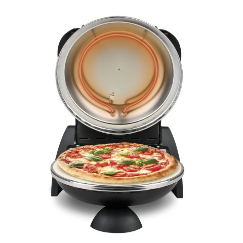 Forno pizza elettrico Delizia Evo con palette in alluminio black G3Ferrari