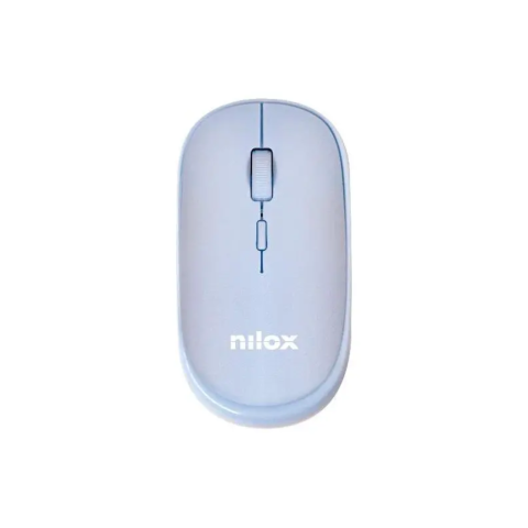 Mouse Wireless Nilox Light Blue NXMOWICLRLBL01