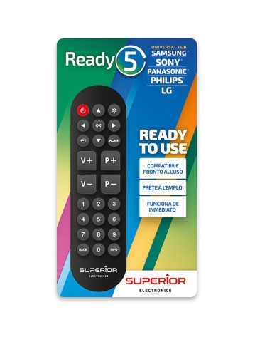 Telecomando Superior ready 5 universale(Samsung, Lg, Panasonic, Sony)