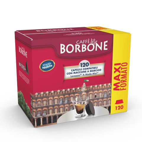 Capsule Caffè Borbone per Lavazza a modo mio miscela Nobile (blu) 120 pz