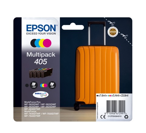 Multipack epson 405 nero / ciano / magenta / giallo