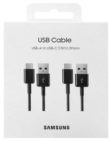 Cavo Samsung usb-a/usb-c EP-DG930MB 1.5mt 2 pack black