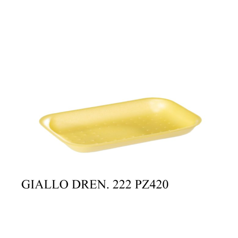 Vassoio Dren. Activopack 222 Giallo 420pz - 23,1x18,2x3,5