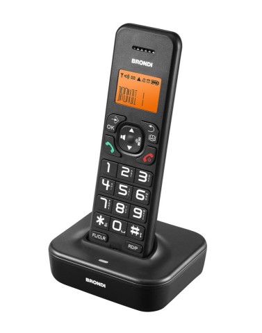 Telefono cordless Brondi bravo star nero