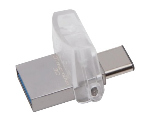 Pen drive 32gb Kingston DTDUO3C/32GB MicroDuo 3c Flash USB 3.0 Argento