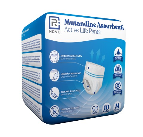 Mutandine Assorbenti ActiveLife Adulto 1 Conf. da 10pz Taglia M