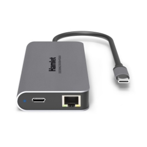 Docking Station 1 portaHDMI-3 Port  usb3.0 +lan - type c ingresso