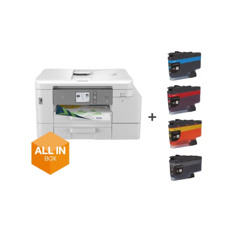 Multifunzione Brother inkjet a4 4in1 f/r J4540DWXL +All in box (4 cartucce di inchiostro)