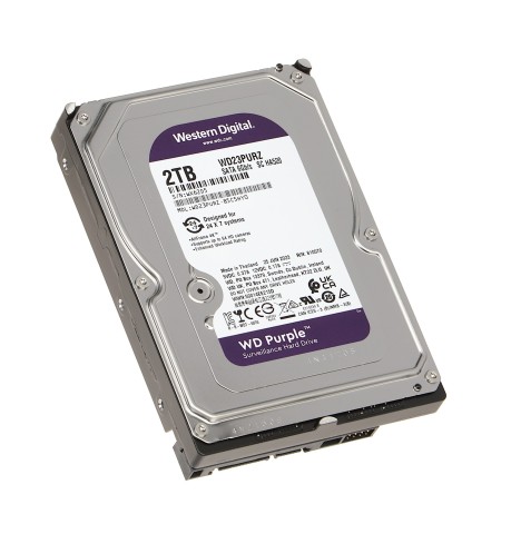 Hard disk interno WD purple 2TB 3.5" videosorveglianza 5400rpm WD23PURZ