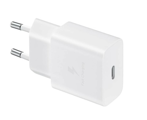 Caricabatterie Samsung 15W EP-T1510X PD USB-C + CAVO 1M USB-C Bianco