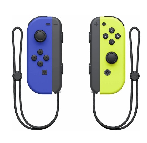 CONTROLLER NINTENDO SET JOY-CON 2 blu/giallo NEON