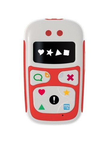 Telefono cellulare Giomax baby U10 1.1"gps/gsm/dual band red