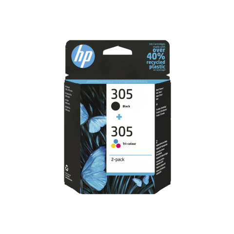 Multipack Cartucce Originali HP 305 6ZD17AE (Nero E Colori)