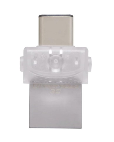 Pen drive 32gb Kingston DTDUO3C/32GB MicroDuo 3c Flash USB 3.0 Argento