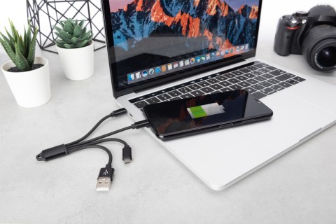 Cavo Digitus usb per iphone/typec/ micro usb 15cm