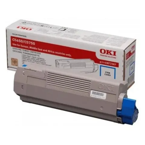 Toner orig. oki c5650 ciano 2000p   43872307