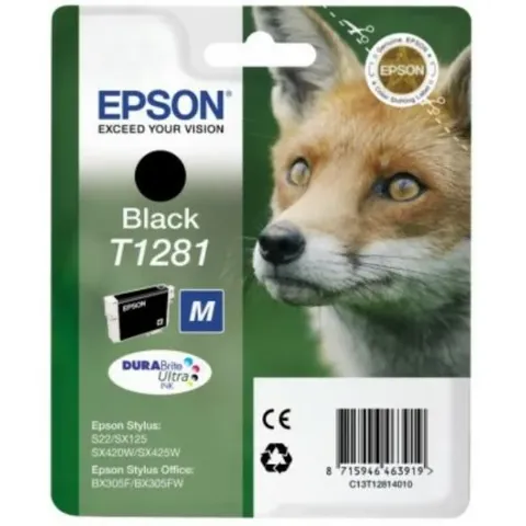 Cart. orig. Epson nera C13T12814012 volpe