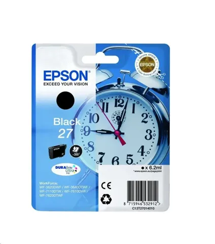 Cart. orig. Epson C13T2704012 nero 350pg sveglia