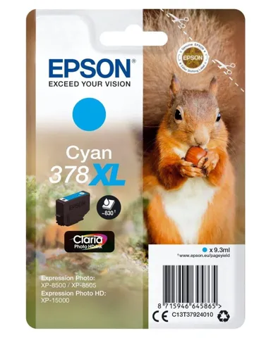 Cartuccia orig. epson ciano 378xl   xp15000 t3792