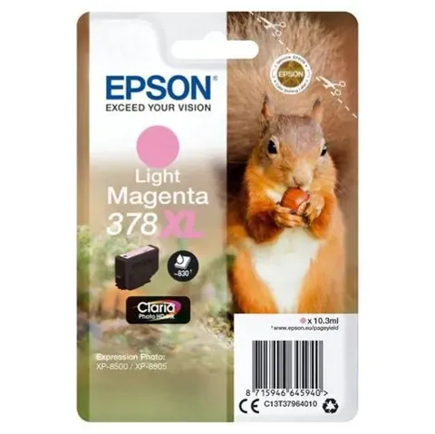 Cartuccia orig. epson magenta light 378xl xp15000 t3796