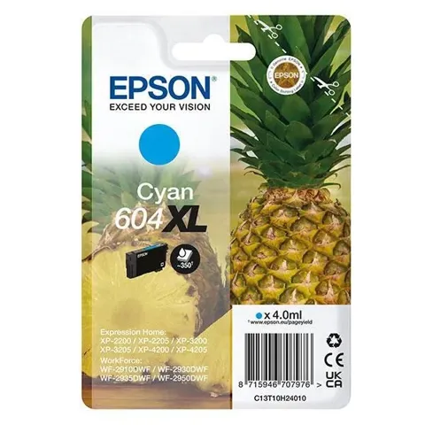 Cartuccia orig. Epson ciano xp2200 -604xl - c13t10h24010 ananas