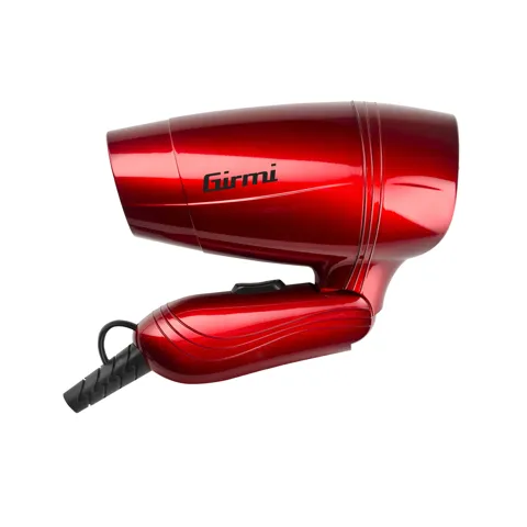 Asciugacapelli da viaggio pieghevole Girmi 1200w rosso ph202