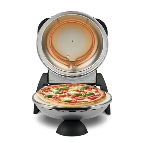 Forno pizza elettrico delizia silver con palette in alluminio