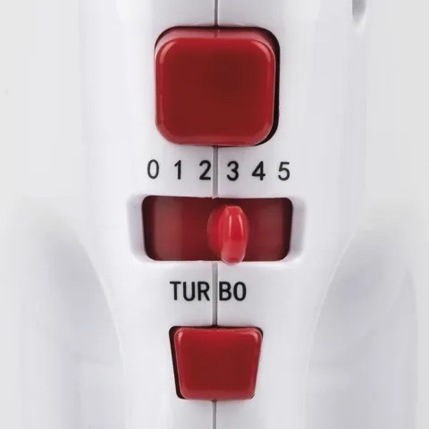 Sbattitore SB41 5 velocità+ turbo 400w bianco/rosso Girmi