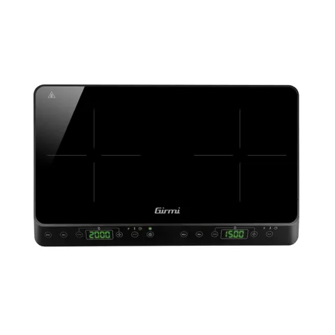 Fornello a induzione doppio PI51 Girmi 3500w soft-touch