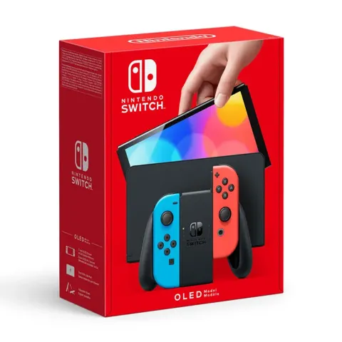 Nintendo Switch console oled red/blue