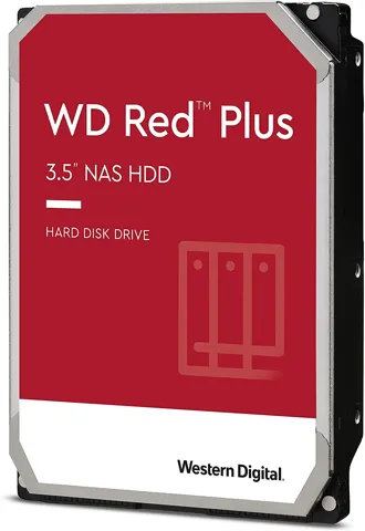 Hard Disk Interno WD Rosso Plus 8TB 3.5" per Nas 5640rpm-WD80EF