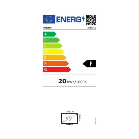 Monitor led 23,6" Philips multimed. vga-dvi-hdmi 243v5qhaba/00