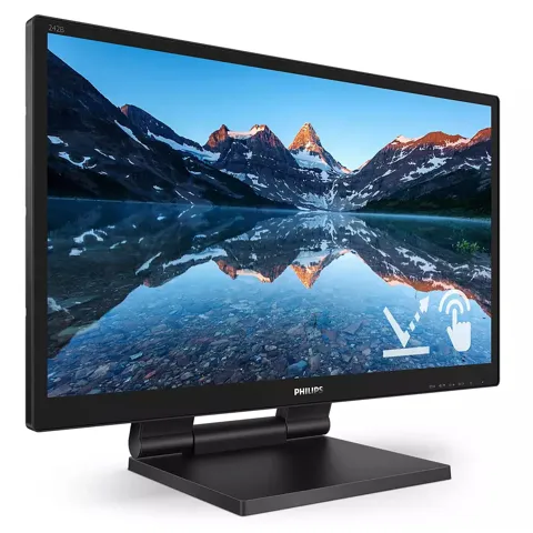 Monitor smooth-touch 23.8" Philips fhd lcd led dvi 242b9tl/00 bk